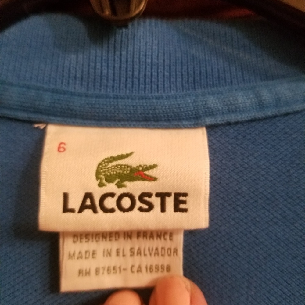 Lacoste short sleeve polo